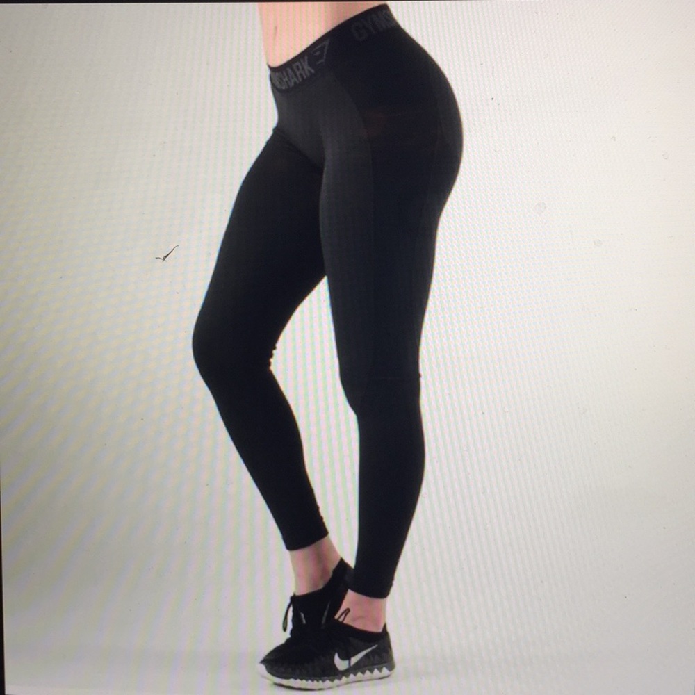 Gymshark Black Marl/Charcoal Flex Legging